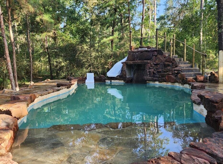 Waterfront Houston Hide Out In A Magical Forest Waller Exteriör bild